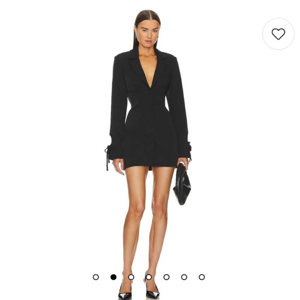 Lovers + Friends Black Long Sleeve Dress